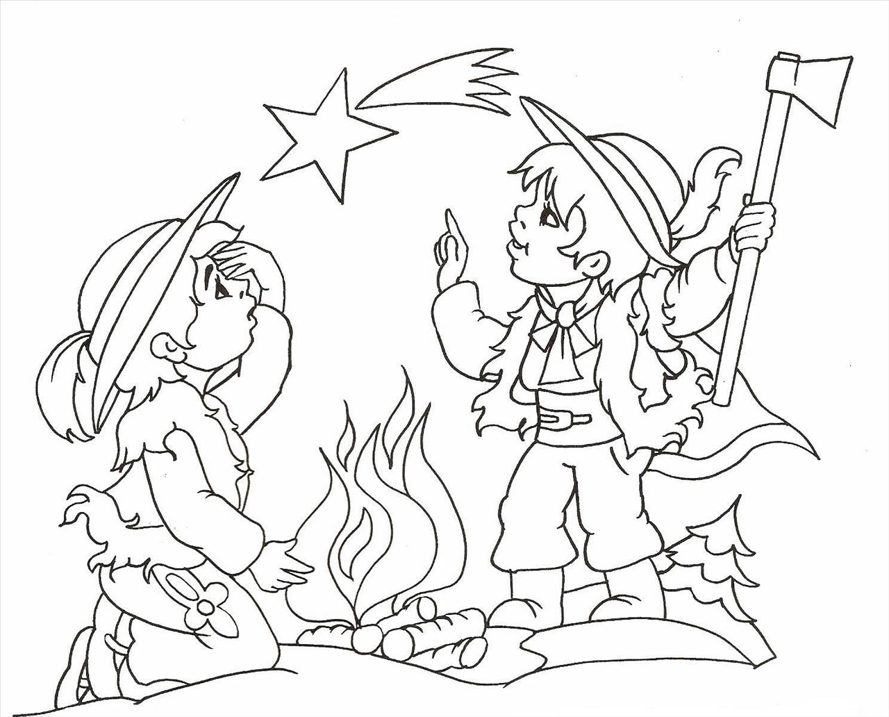 Szopka Bożonarodzeniowa kolorowanki